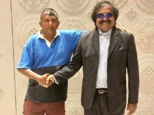 Prof Dr Tham-Nimal Raj and Tilak Jebasunderam